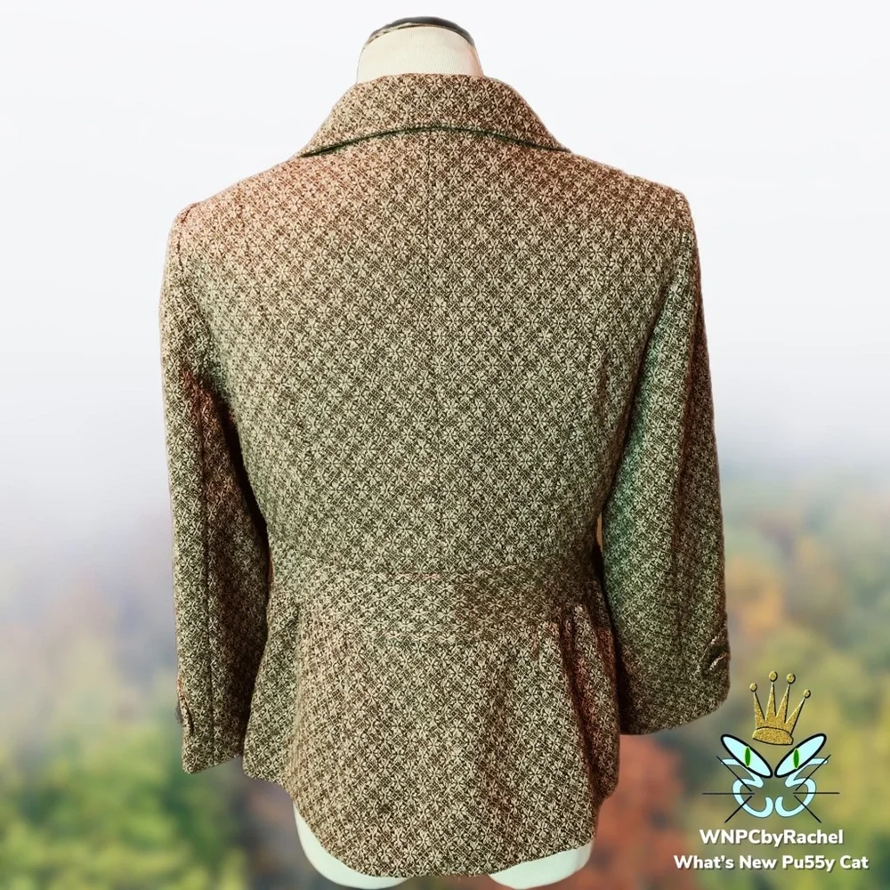 Ann Taylor Loft Tweed Wool Blazer, Medium - Picture 6 of 9